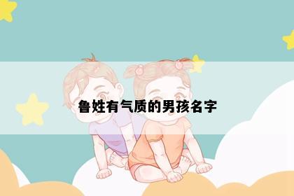 鲁姓有气质的男孩名字