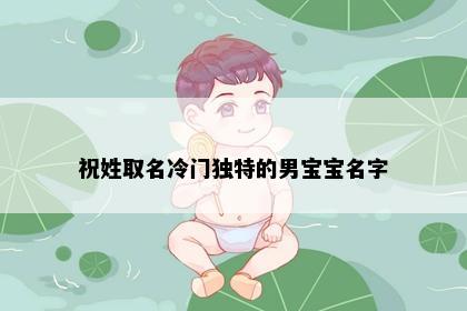 祝姓取名冷门独特的男宝宝名字