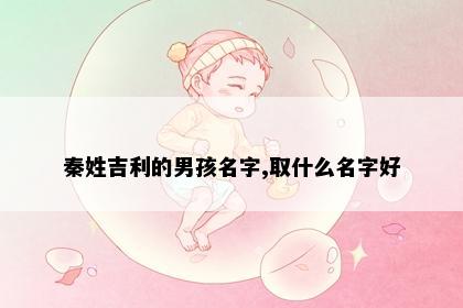 秦姓吉利的男孩名字,取什么名字好
