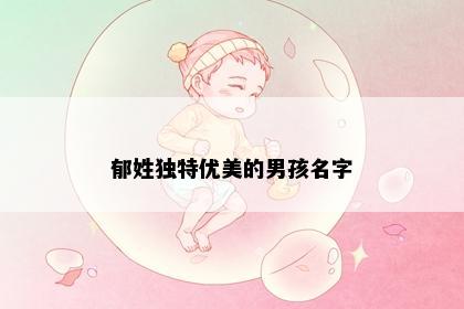 郁姓独特优美的男孩名字