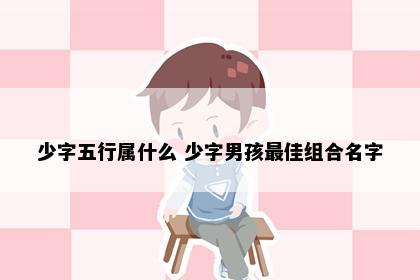 少字五行属什么 少字男孩最佳组合名字